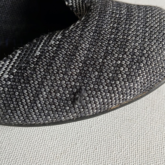 Rothy’s Birdseye Round Toe Flat Marled Black / Grey